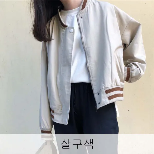 뉴타임즈10 재킷 카고 하프코트 학생 야구복 스몰 코트 여 트랙 여러 가지로 어울리다 D5e95 A28