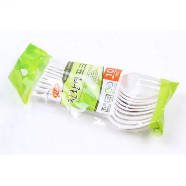 깨끗 1회용 Camp 환경친화적 합성수지 Fork 사라다 식구 양식 열개 + 50049훅월 이 상품이 마음에 들어요 이 상품이 마음에 들어요