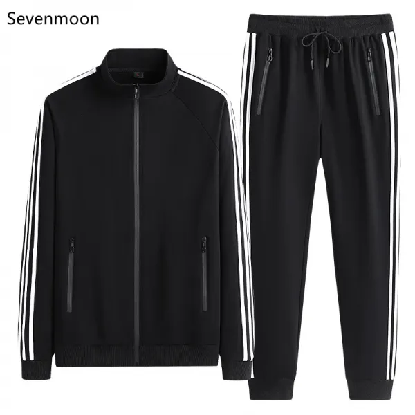 Sevenmoon 빅사이즈 남성용 긴팔 운동복(추리닝)세트