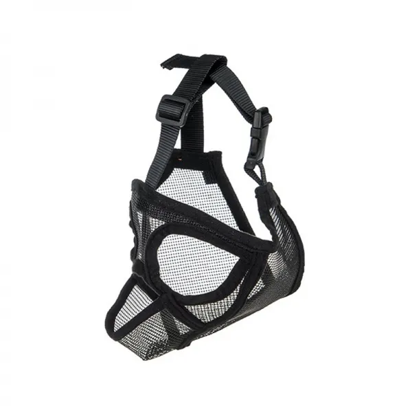 강아지 입매 방지 물어뜯기 불독 법 두 얼굴 경 바 형 숏 개 악질 L4565근 재능이 출중한 사람 솔사 전 안면보호마스크 먹이를 주다 블랙