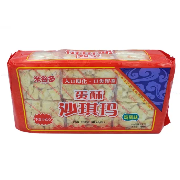 왕부정 중국식품-미구두어 사치마 계란맛 간식 400g-간식