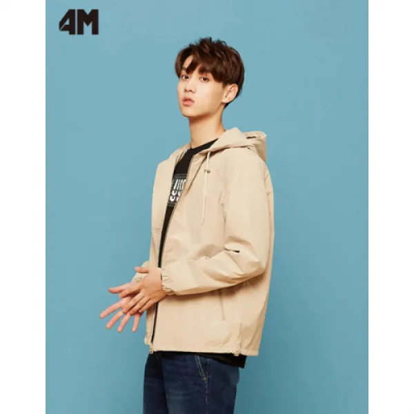 워터스 본위그룹 4m 재킷 남자 2019 신상품 남성용 한판 캐주얼 패션 후드 학생용 재킷 (2462)