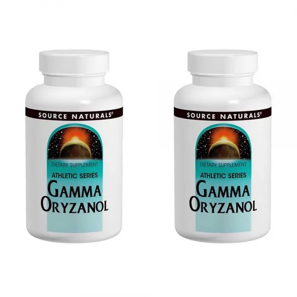Source Naturals 소스 내츄럴 감마 Oryzanol 오리자놀 60mg Gamma 60 mg, 100정, 2개