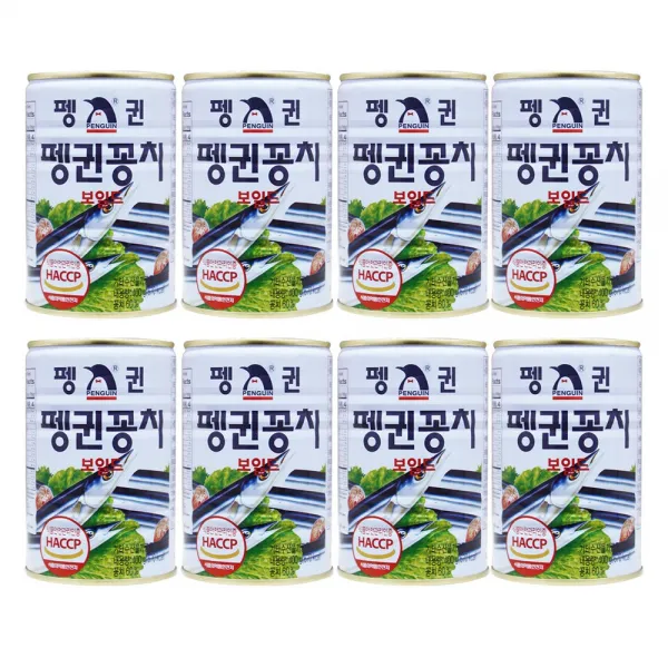 펭귄 꽁치통조림 400g x 8캔