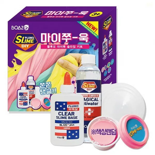 클레이 쁠루모 슬라임 마이쭉 세트 미술 공작 만들기 교구 완구