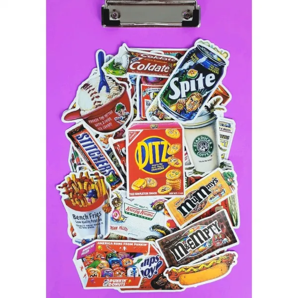 B급감성 병맛 스낵스티커 인스 세트, A형/38장