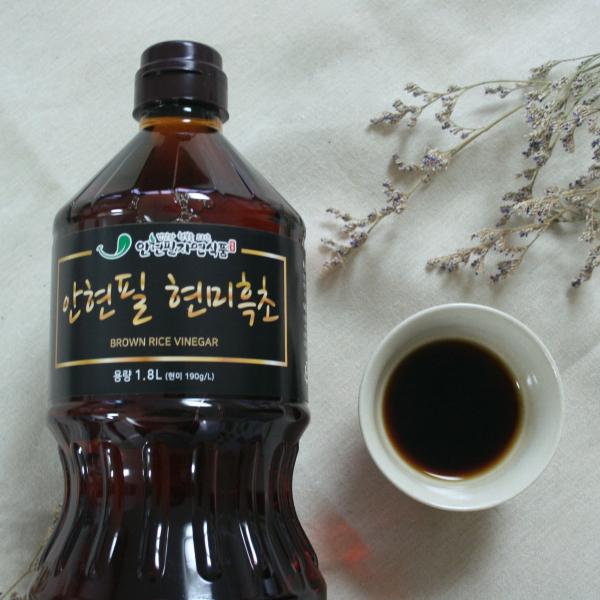 안현필 현미흑초 1.8L 100% 천연발효식초 현미식초, 1개