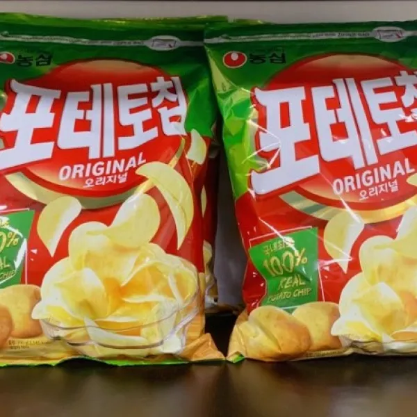 농심 [대용량] 포테토칩 오리지널 감자칩 390g 2봉지!!, 2개