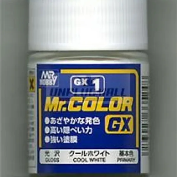 보물마켓[쪈쪈](MR.COLOR_GX001) COOL WHITE (4973028335248) 도료 락카 건담모형 간담프라모델 MG급건프라제품상담_문자, 단일_찐