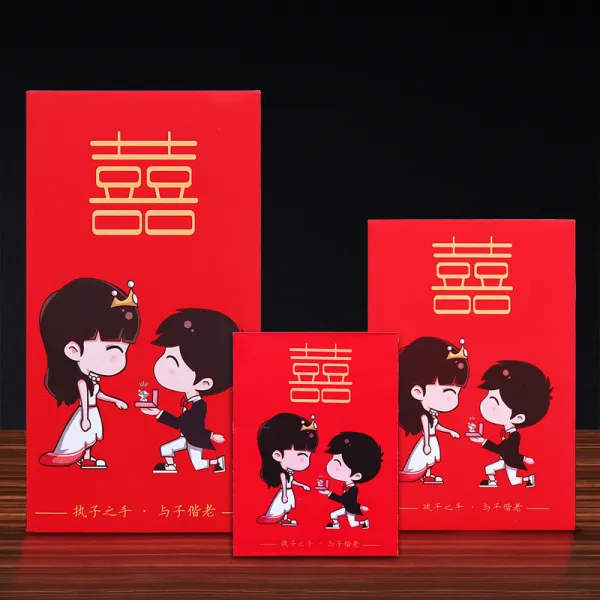 엠.엘와이에이치 결혼식돈봉투 우리 결혼했어 서로 사랑함 결혼기념일 희자 오픈 도어 숏 웨딩 친척을 맞이함 마개문 이롭다 네, 미니 연지 150 개 （거스름돈 꺾다, 백수 성약