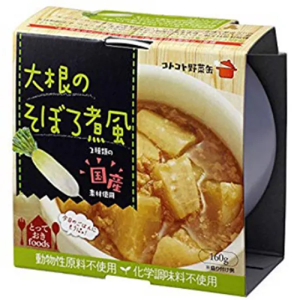 コトコト野菜缶　大根のそぼろ煮風 헌데 야채 캔 무 소보로 익혀 바람, 1