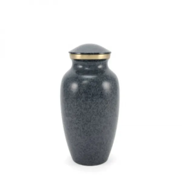 Near Dear Pet Memorials MAUS Granite-Look Pet Cremation Urn 70 Cubic Inch Gray Blue 근방 친애하는 애완 동, 1