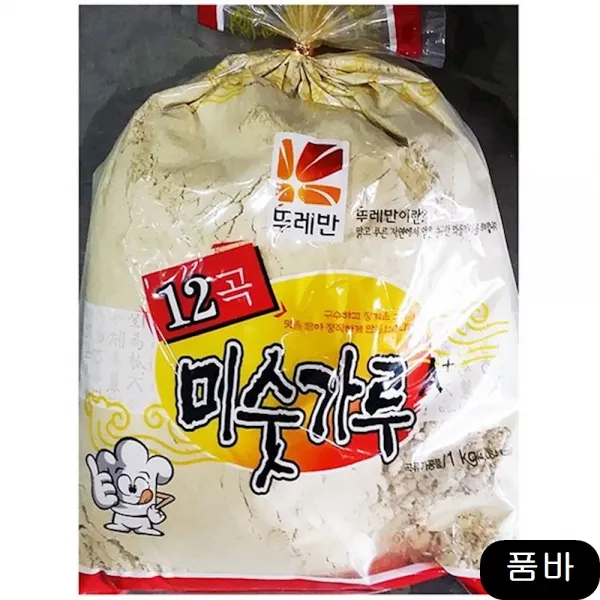 등뼈 미숫가루 12곡 식자재유통 선식 1kgxsack 삼결살 1개
