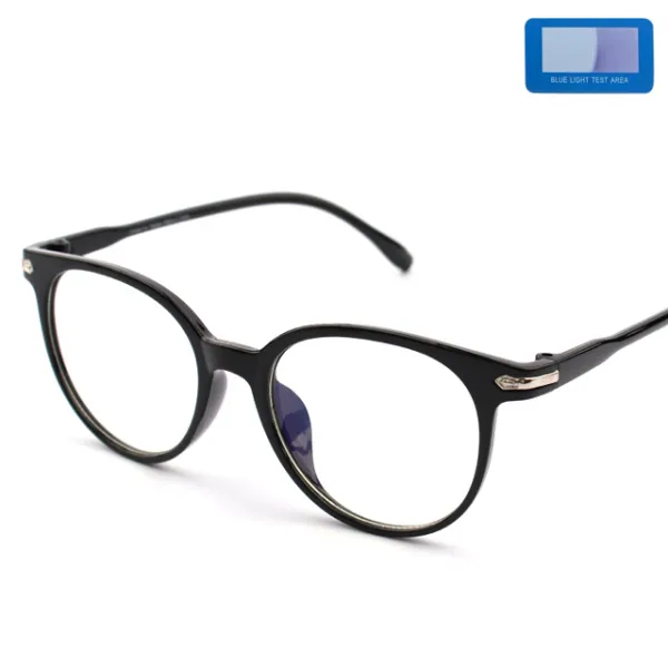 투명 뿔테 남자 여자 블루라이트 차단 안경 + 블루라이트 검사키트