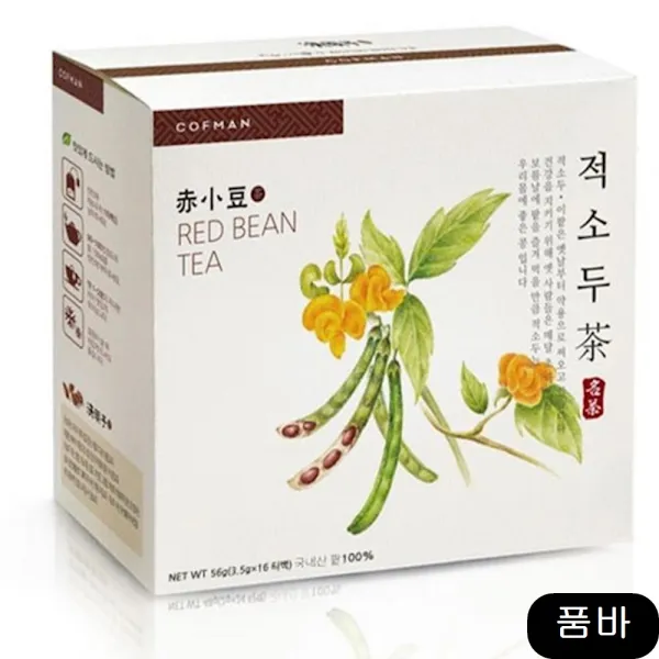 약팥 이팥으로 만든 적도수차 3.5gX16ea 티백 팥, 1개
