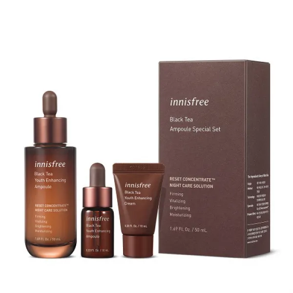 이니스프리 블랙티 유스 인핸싱 앰플 대용량 세트, 1개, 50ml