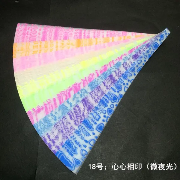 명스토어 g 마이크로 야광 접기 행운의 별 관 쪽지 플라스틱 빨대 소원병 핸드메이드 종이접기 z, 18번이심전심 10색210장특야광
