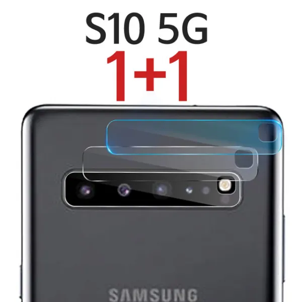 begray 삼성 갤럭시 s10 5G 카메라 렌즈 보호 필름 1+1, 1세트