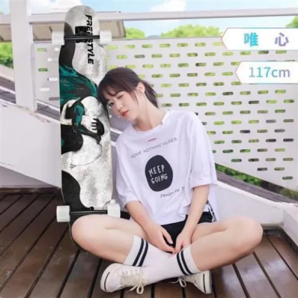 댄싱 롱보드 초보자 입문용 43 46 인치, 이상주의 (46인치)