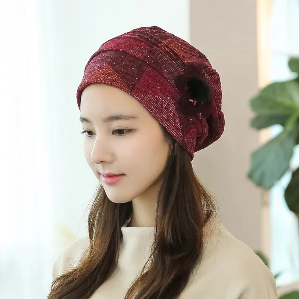 웨스트무브 비니 가을 겨울 여성모자 후리스 방한 버킷햇 여자 니트 헤어두건 원크카플비니 4컬러 