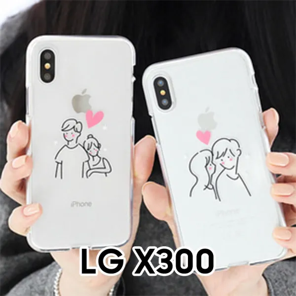 [유앤강] / 커플드러잉 LG X300 K120S 투명 젤리케이스 / 액세사리 보호