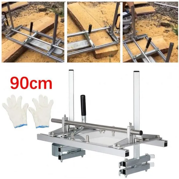 HUKOER 90cm 제재소®ne 36 인치 톱 차®네 휴대용 밀 알루미늄 강철 톱 분쇄 14