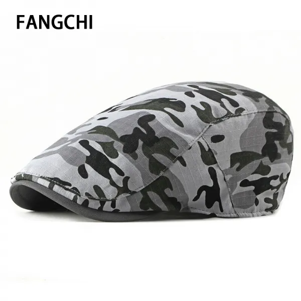 Fangchi 여름 가을 아우 터 모 자 는 남성 카 모 플 라 주 베레모 패 셔 널 모 자 를 쓰 고 트 렌 드 인 캡 스타일 오리 엔 탈 모 자 는 여성 아웃 도 어 선 캡 YSM - 13 카 모 플 라 주 컬러 프 리 사이즈 로 조절 가능 합 니 다.