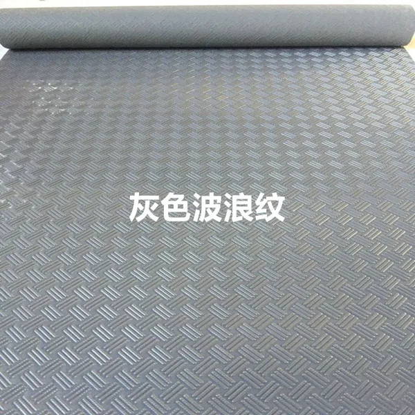 방수패드 pvc바닥매트 창고 복도 내마모 플라스틱 방수 본드 PVC미끄럼방지매트 작업장 방염 사무 카페트, C14-회파 1.7밀리미터 대략