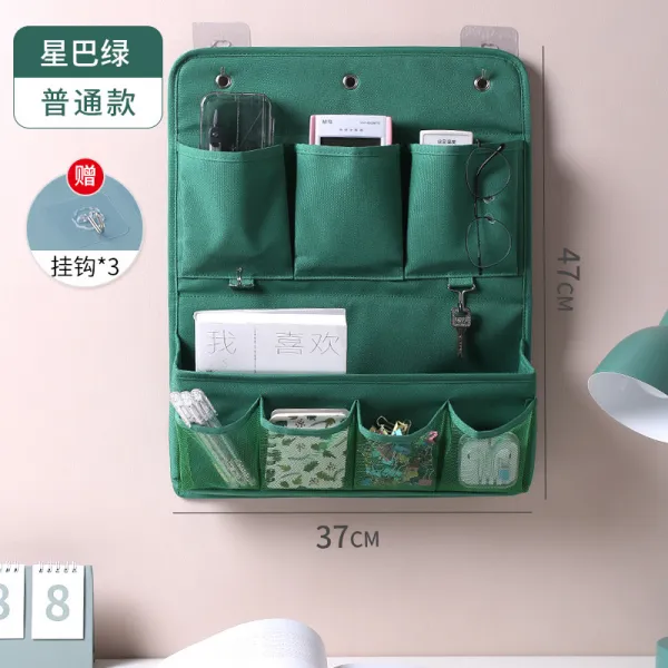 수납가방 퀼트 핸드폰 거치 수납함 기숙사 침대 헤드 자 신기 벽걸이 걸이식 문뒤 주머니 2451324974 다름없다 맛이 좋다 워싱 걸이를선물 스타벅스 그린 두겹