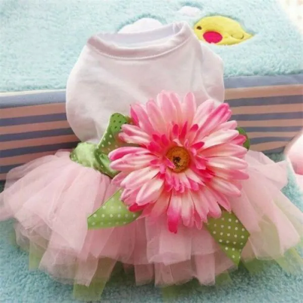  해외 새 여름 작은 꽃 드레스 Sun Flower L