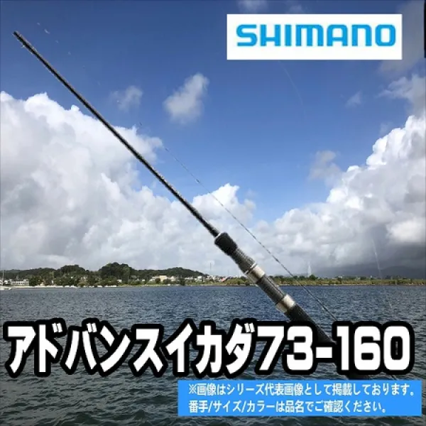 시마노 SHIMANO 어드밴스 물오징어 다73-160장대 로드 ROD 전치기떨어뜨려 포함뗏목흑 도미 방파제 낚시 피, One Color