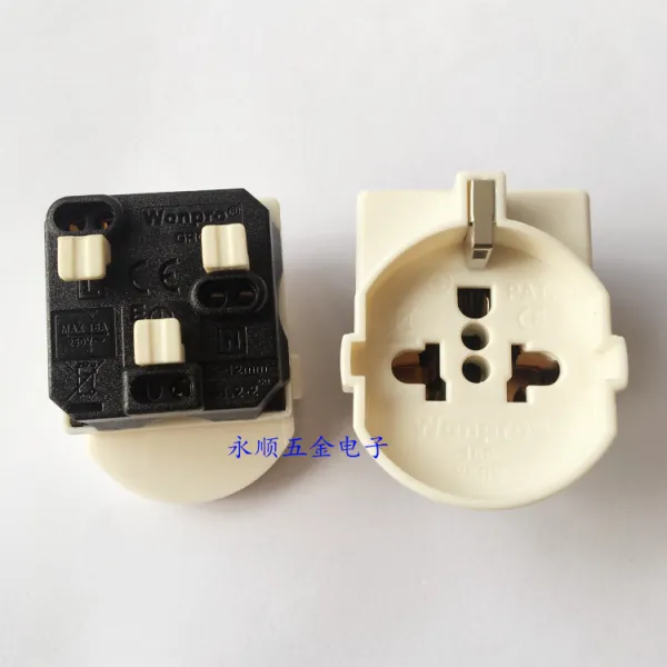 WONPRO 안정되다 떨어지지 않다 모듈 RGF 단 솜 16A250V 유럽 지표다 삼공 기능 키 카드 선형, 1