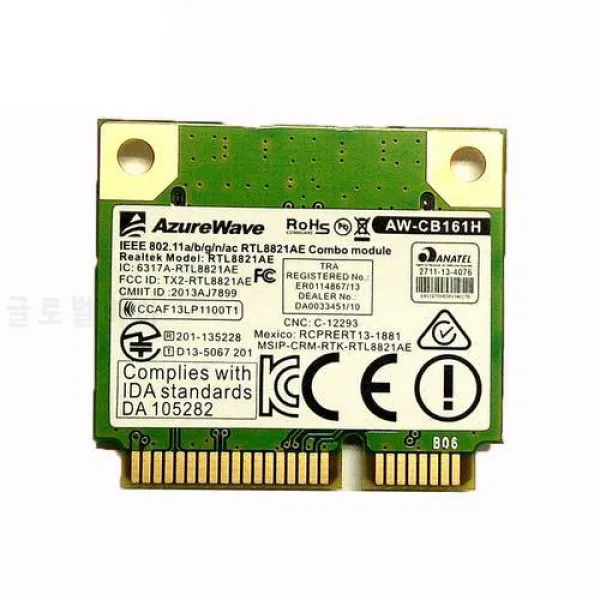 SSEA 도매업 Azurewave AW-CB161N의 새로운 무선 Realtek RTL8821AE 802.11, 상세내용참조