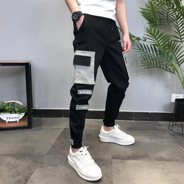 Kirahosi 남성 스판 빅사이즈 카고 밴딩 조거 팬츠 바지 해외배송 51호 Rda2sj