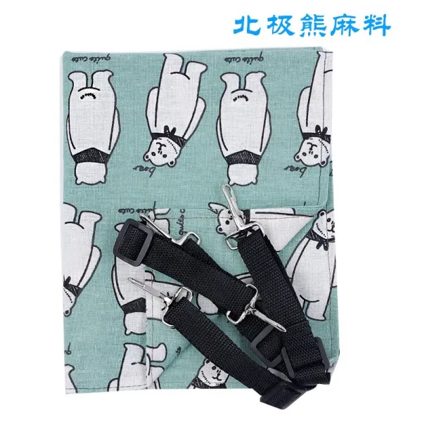 고양이 해먹 스윙 반려묘 매트 케이지 요람 둥지 발코니 창틀 일광욕 용품 언택트 여행, 북극곰 대마 + L : 옷 길이 58 × 폭 48 cm