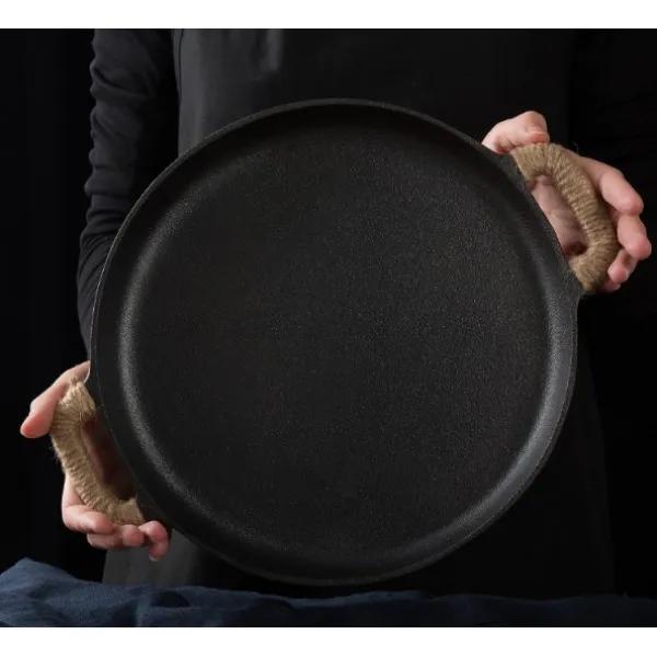 일본장인 무쇠주물팬 30 33 36cm후라이팬, 33cm 논코팅팬