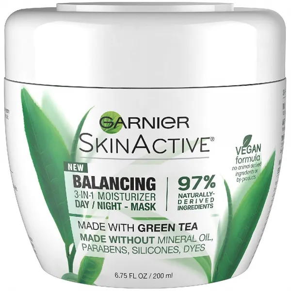 Garnier SkinActive 가르니에 액티브 3 in 1 페이스 모이스춰 라이저 그린티 200 ml, 상세페이지참조, 200ml