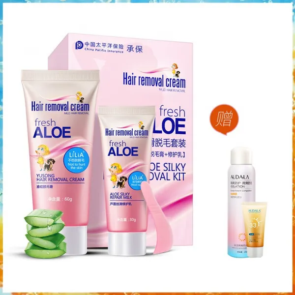 LiLiA 탈모제90g 정장 겨드랑이 털 팔 다리 털밀착형 여학생 전신에 온화한 털제거 불영구