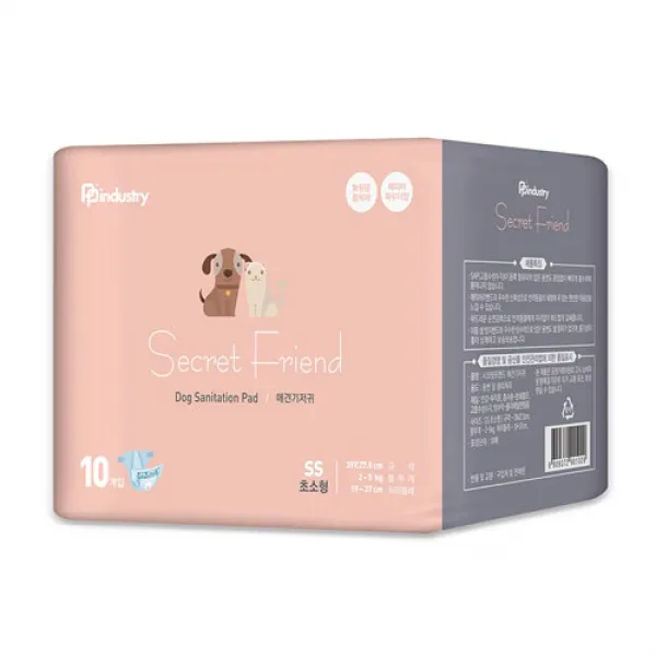 강아지위생|배변|패드 푸르미 시크릿프렌즈 기저귀 초소형 10매 1개