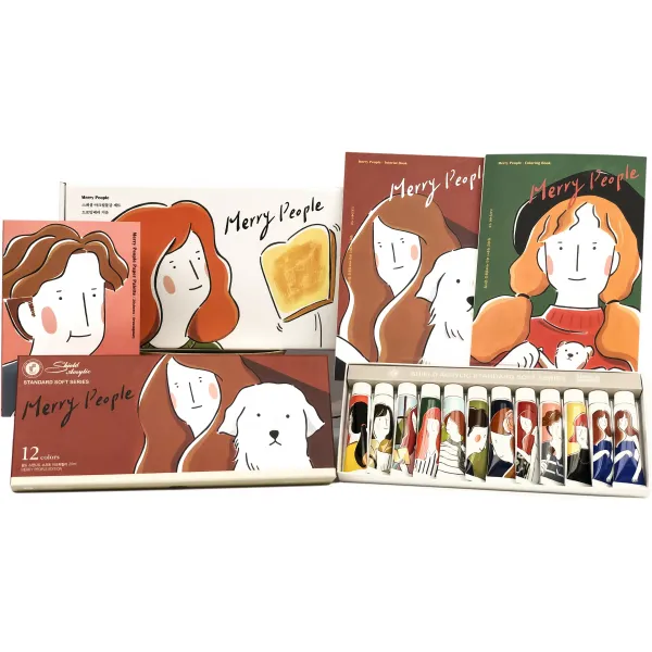 메리 피플(Merry People) 스페셜 아크릴물감 세트, 휴머니스트