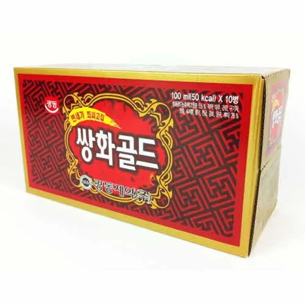 광동 쌍화골드 병 100ml X 10 X 10 쌍화탕/쌍화골드/광동/건강음료/전통음료, 단일 수량, 단일 구성품