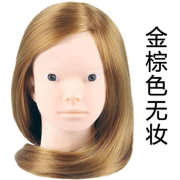 가발 머리 모델 미용연습용 모형 판두 편모, 한개옵션1, AI
