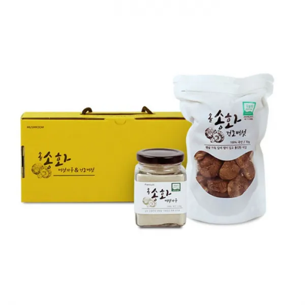 국내산 솔송화버섯 2종선물세트 버섯가루 건조버섯 1개