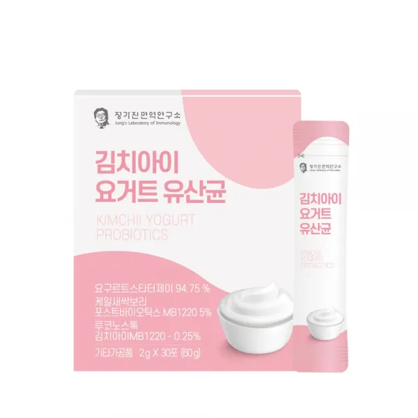 정가진면역연구소 김치아이 요거트유산균 플레인 꾸덕 포스트바이오틱스 장건강 요구루트, 요거트 유산균(30포)+요거트 메이커