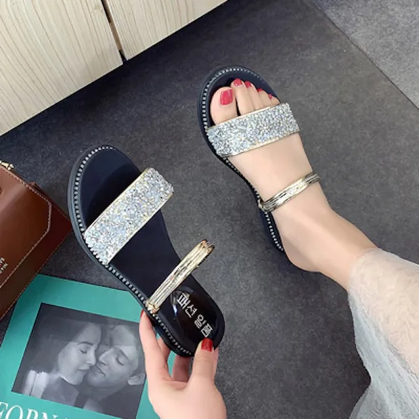 인베스트 샌들 한 켤레 샌들 신은 여자 여름 패션에 2019 신은 한국 스타일 선녀 웨지 슬리퍼