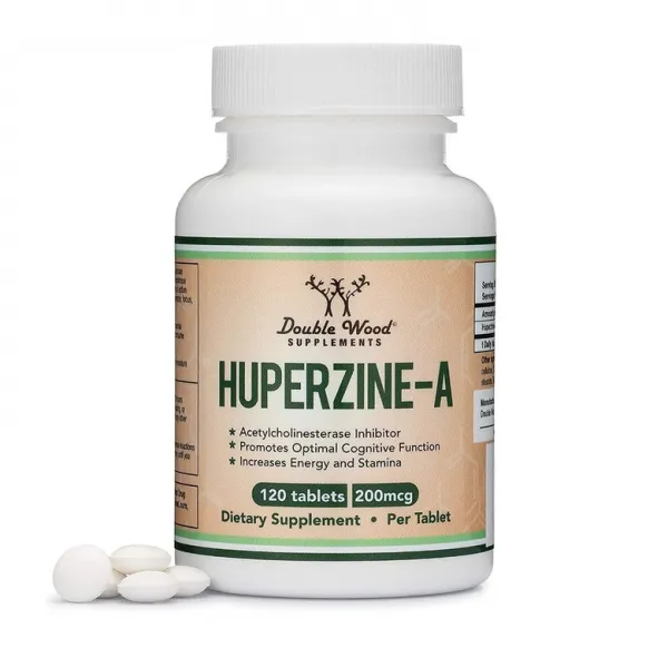 Double Wood 더블우드 휴퍼진A 200mcg 120정 브레인포그 영양제, 1mg, 1개