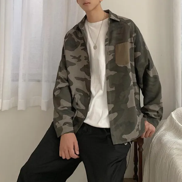 Kirahosi 남친룩 캐주얼 남성 셔츠 20대 30대 남방 긴팔 데일리 코디 371호+덧신증정 Wogwpl1