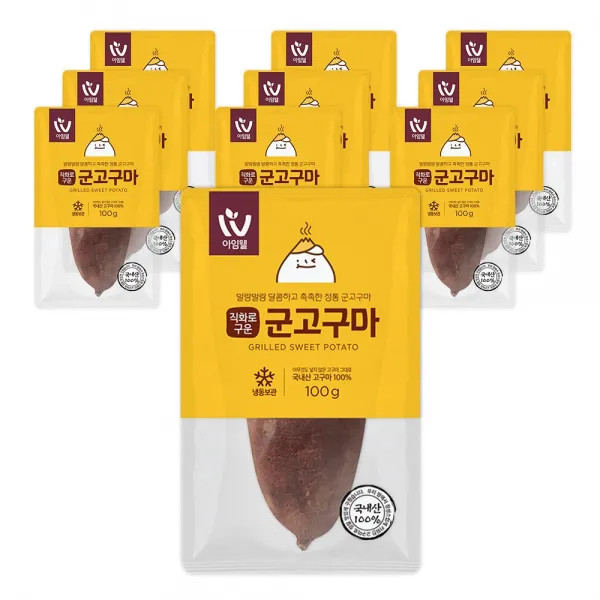 아임웰 직화로 구운 꿀 군고구마, 100g, 30팩