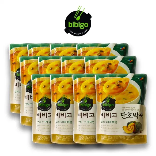 비비고 단호박죽 450g, 12개