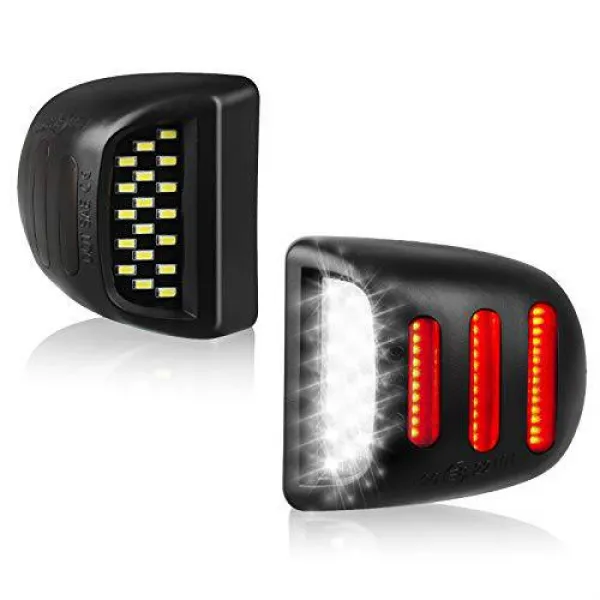 레드 OLED 네온 튜브와 LED 번호판 빛 LINKSTYLE 캐딜락 에스컬레이드 시, 상세내용참조